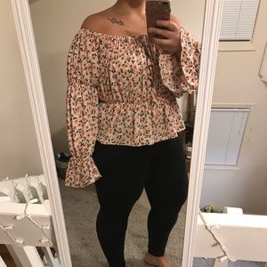 Floral Off Shoulder Top